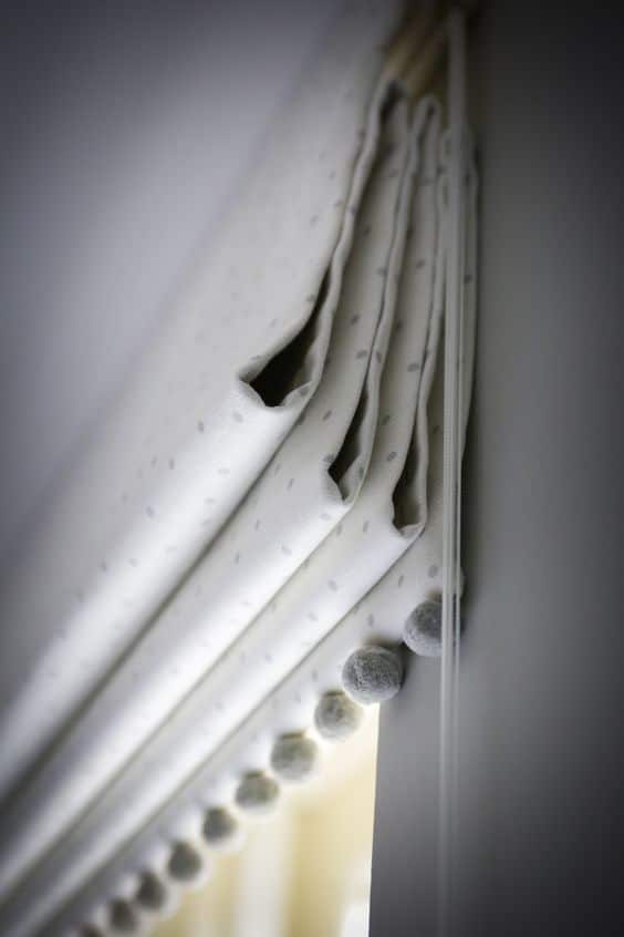 Roman blind waterfall